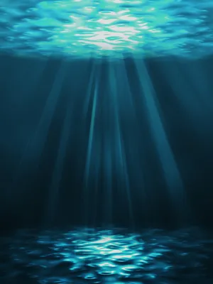 мультяшный подводный мир в 3d рендеринге с плавающими пузырьками воздуха,  глубокий океан, глубокая вода, морская вода фон картинки и Фото для  бесплатной загрузки