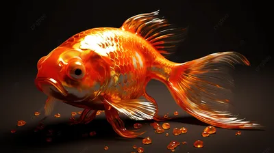 Золотая рыбка фон - 34 фото