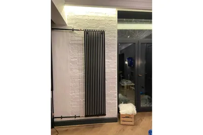 Вертикальный трубчатый радиатор КЗТО РС 2-1750 высотой 1784 мм черный  купить в Москве
