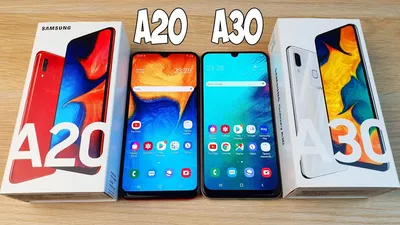 SAMSUNG GALAXY A20 VS GALAXY A30 - КАКОЙ ВЫБРАТЬ? ПОЛНОЕ СРАВНЕНИЕ! -  YouTube