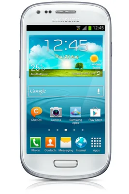 Samsung Galaxy S III (S3) Mini - 5MP Camera - 4-inch sAMOLED - HSPA 14.4 /  5.76 | Samsung IE