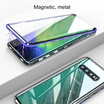 Двусторонний магнитный чехол Magnetic Angular Frame Tempered Glass на  Samsung Galaxy S8 Plus - черный купить в Киеве, Одессе, цена в Украине |  CHEKHOL