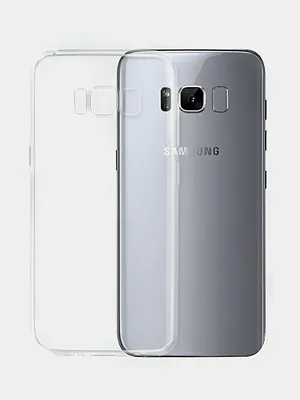 Чехол Samsung Galaxy S8 Plus / S8+, Самсунг Галакси С8 Плюс / С8+  прозрачный силиконовый купить по цене 129 ₽ в интернет-магазине KazanExpress