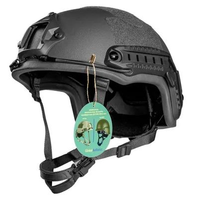 Купить черный шлем FAST NIJ IIIA класс защиты, Украина