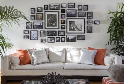 Где красиво повесить фото на стенах в квартире: лучшие идеи