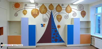 Заказать роспись стен в детской комнате в СПб