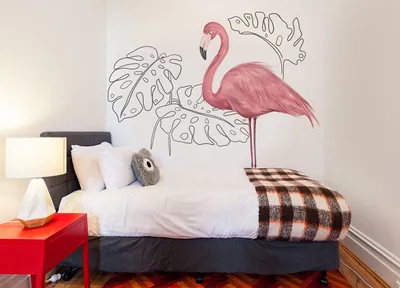 Оформление детской спальни рисунками на стене: идеи и фото