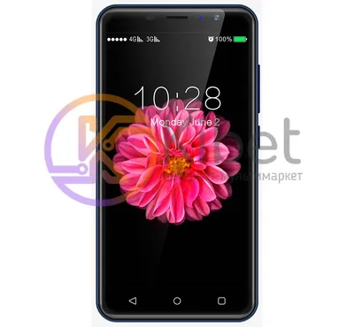 Смартфон Nomi i5001 Evo M3 Go Blue, 2 Sim, сенсорный емкостный 5' (854х480)  IPS, : продажа, цена в Запорожье. Смартфоны от \"Интернет-магазина\"Кибет™\"