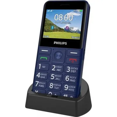 Мобильный телефон Philips Xenium E207 Blue купить в ОГО! | 326542 | цена |  характеристики