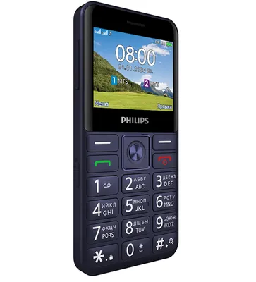 Мобильный телефон Philips Xenium E2601 синий - цена, купить на nout.kz