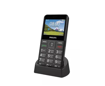 Кнопочный телефон Philips Xenium E6500 LTE (черный) купить в Минске в  рассрочку