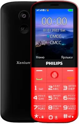 Мобильный телефон Philips Xenium E182 (синий)