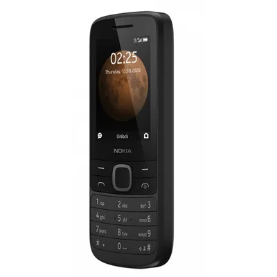 Мобильный телефон Nokia 225 4G, черный, 64MB/128MB - 1a.lv