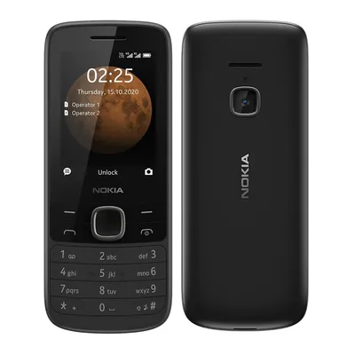 N225 black Телефон Nokia 225 4G Dual Sim Black — Univer SHOP