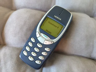 Мобильный телефон Nokia 3310 б.у оригинал синий номер 2 (ID#1717823336),  цена: 800 ₴, купить на Prom.ua