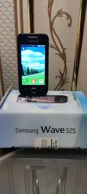 Смартфон Samsung Wave 525 GT-S5250 Blak — купить в Красноярске. Состояние:  Б/у. Смартфоны на интернет-аукционе Au.ru