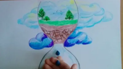 Выставка рисунков «Берегите воду» ко Всемирному Дню воды (3 фото).  Воспитателям детских садов, школьным учителям и педагогам - Маам.ру