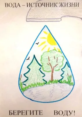 Ребята из 3б класса сделали постеры на тему “Берегите воду!“💦💦💦 |  Instagram