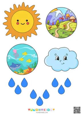 Water Cycle Story - Создайте Комикс!