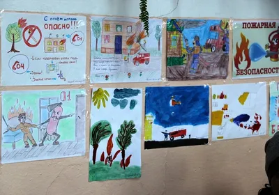 Лучшие рисунки детей на тему «Деятельность МЧС» попали в проект «Арт-окна».  Фото | MogilevNews | Новости Могилева и Могилевской области