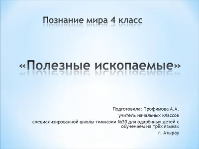 Рабочий лист по географии, тема \"Полезные ископаемые\".