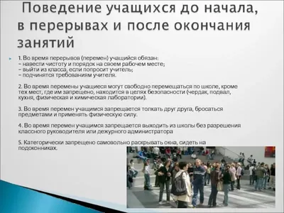 Зачем нужны правила поведения в школе?