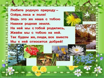 Природа и мы - презентация 4 класс