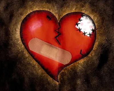 Красный Разбитое Сердце - Бесплатное изображение на Pixabay - Pixabay