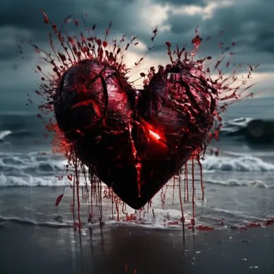Как нарисовать разбитое сердце? (Большое количество фото!) - drawpics.ru