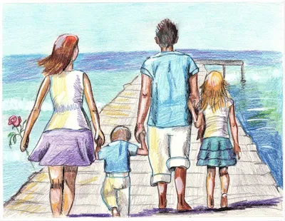 Семья — стоковая векторная графика и другие изображения на тему Семья -  Семья, Счастье, Весёлый - iStock