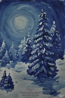 Темный зимний лес - 75 фото
