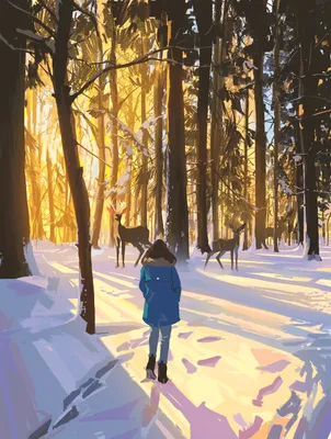 Мастер-класс от художника Александры Юровой по написанию картины маслом на  тему \"Зимний лес\" - YouTube