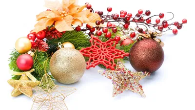 Рождество и Новый год на белом фоне, ветки и красные ягоды, место для  текста Новогодняя карточка для Стоковое Фото - изображение насчитывающей  открытка, купель: 161618176