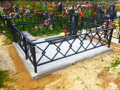 Купить ограды на кладбище с доставкой и установкой недорого в Мос
