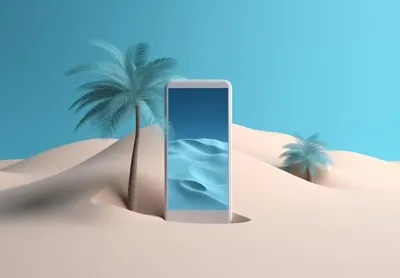 Обои на телефон пляж,пальмы,море,бирюзовая вода. | Обои на телефон пальмы,песок,море.  | Постила