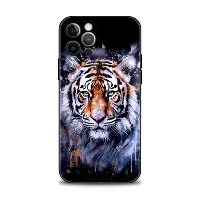 Чехол для телефона «Лесной король тигр» с изображением животных для iPhone  Samsung Galaxy Redmi Xiaomi Oppo OnePlus Note SA 7 8 9 10 11 12 13 14 20 21  22 23 53 54 Pro Ultra – купить по низким ценам в интернет-магазине Joom