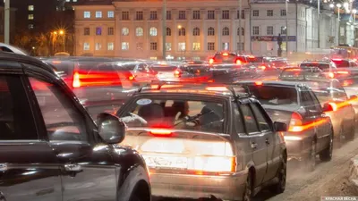 В Перми зафиксированы девятибалльные пробки на дорогах