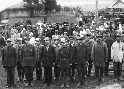 Проводы бойцов народного ополчения в Ленинграде — военное фото