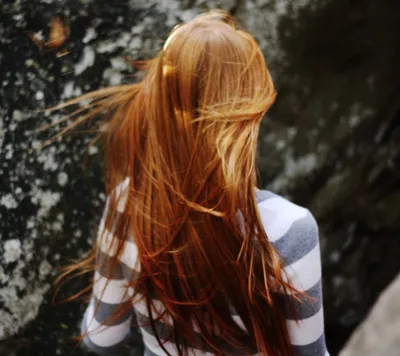 Рыжие волосы со спины (71 фото)