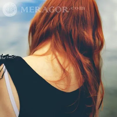 MERAGOR | Скачать фотку рыжей девушки со спины