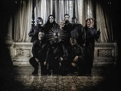 Картинка Slipknot Nu-Metal, Shawn Crahan, Craig Jones, 3600x2697