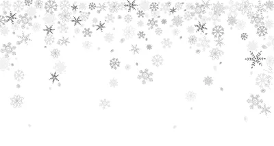 Набор снежинок на прозрачном фоне - Снежинки - Картинки PNG - Галерейка