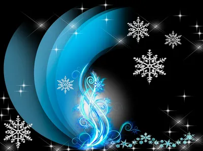 Большая сложная полупрозрачная рождественская снежинка в голубых тонах,  изолированная на прозрачном фоне. прозрачность только в векторном формате |  Премиум векторы