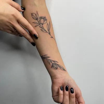 Тату плющ, Тату на девушках | Татуировка Солнечногорск | 89919382822  |KOT.INK - Tattoo Татуировка в Солнечногорске +7 (991) 938-28-22