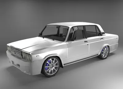 lada 2107 vaz 3D Модель in Старые авто 3DExport