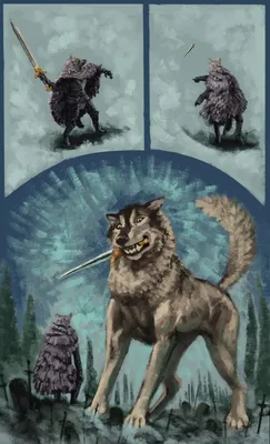 Фурри арт фиолетовый волк, на …» — создано в Шедевруме