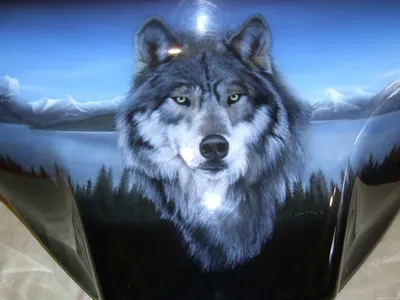 Человек в теле волка, одетый в …» — создано в Шедевруме