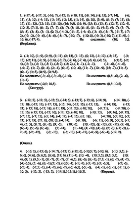 Слоник (-1; 4), (-2; 1), (-3; 2), (-4; 2), (-4; 3), (-6; 4), (-6; 6), (-8;  9), (-7; 10), (-6; - Школьные Знания.com