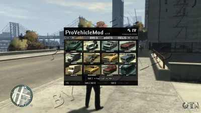 ProVehicleMod v.1.0.1 для GTA 4