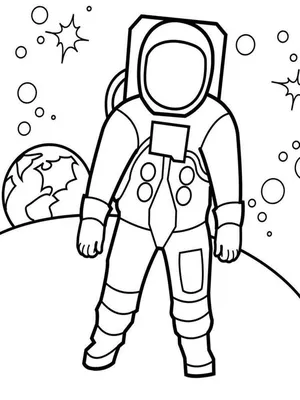 Реалистичный космонавт на луне» — создано в Шедевруме